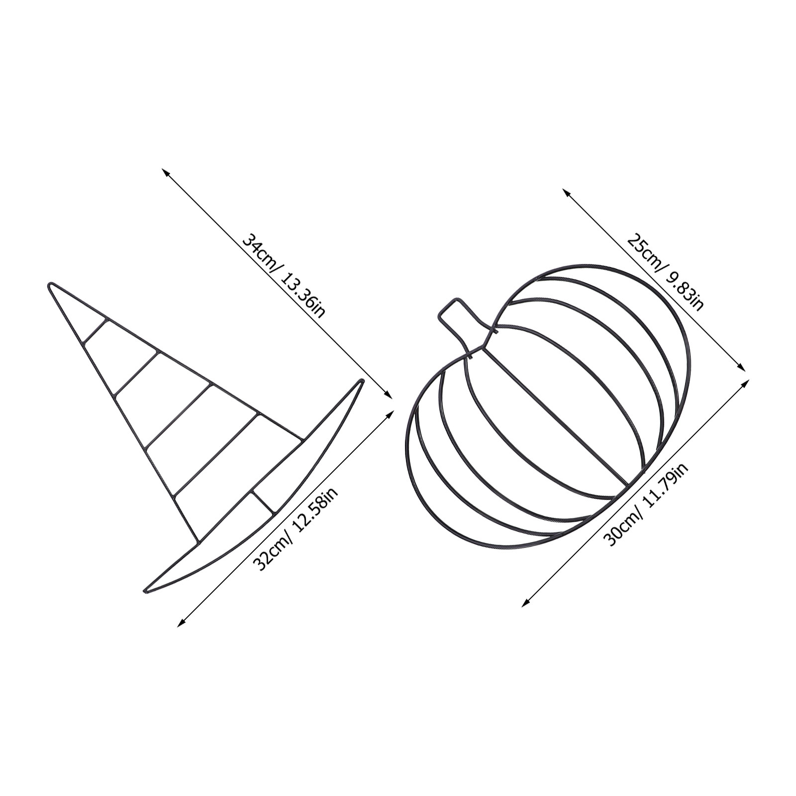 2 piezas de estructura de alam - Wreath Form Wire reseña y precio