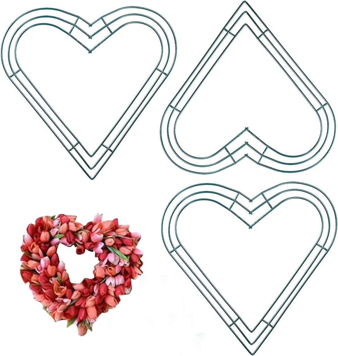 Marco de corona de alambre en  - Wreath Form Wire reseña y precio
