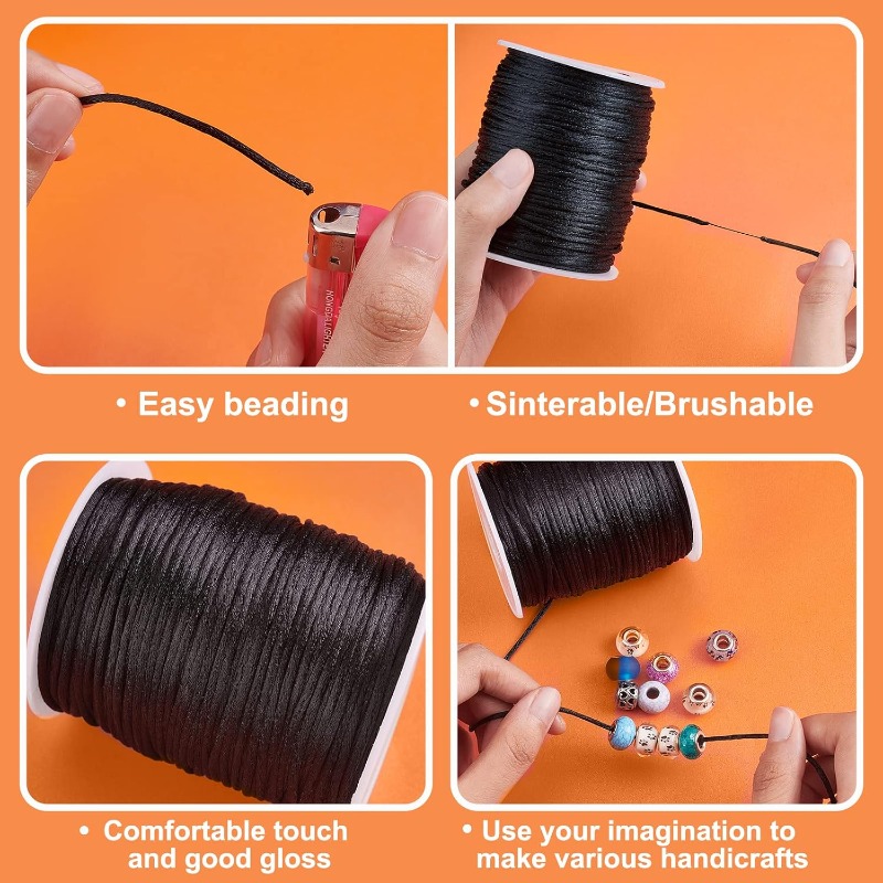 Cordones de satén Rattail de 1 - Ribbon Wired Satin reseña y precio