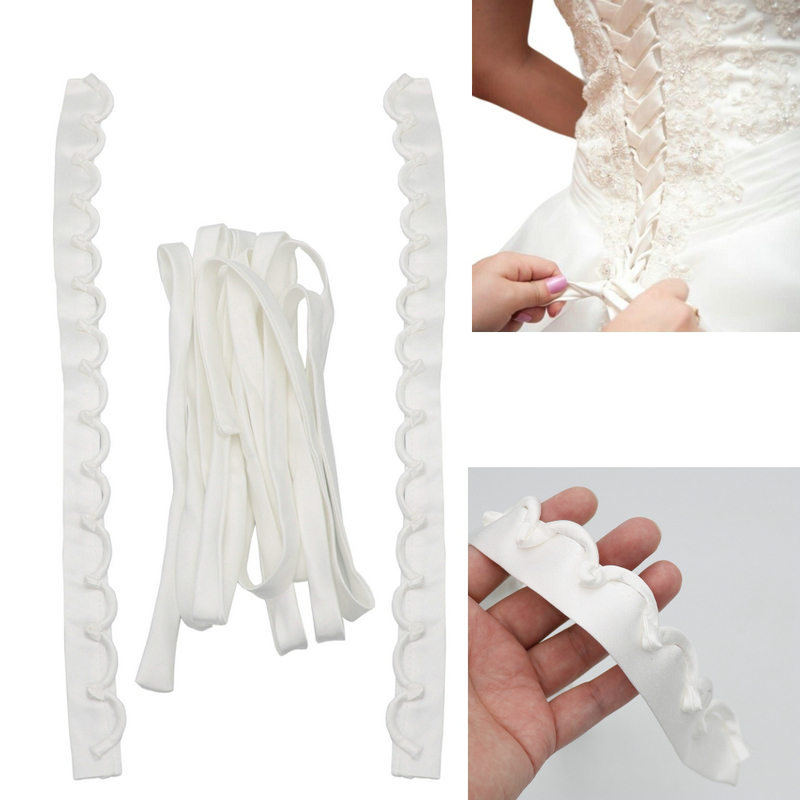 Vestido de novia de satén con  - Ribbon Wired Satin reseña y precio