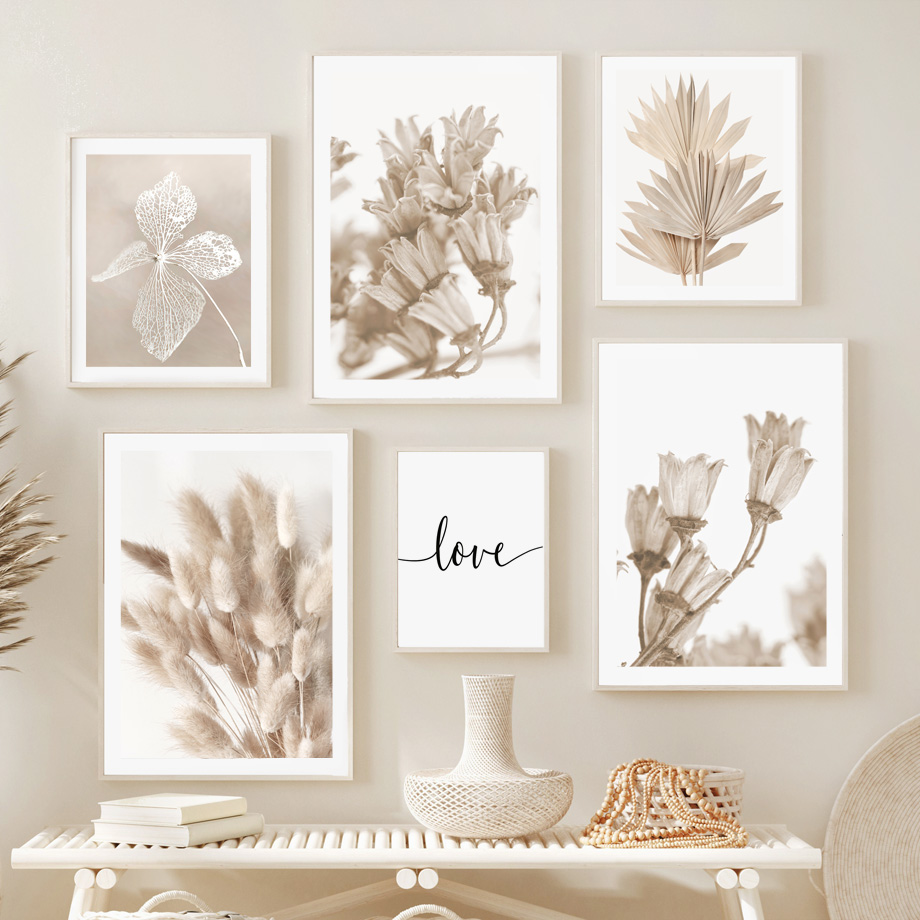 Póster de Lona Decorativo Boho - Palm Leaf Dried reseña y precio