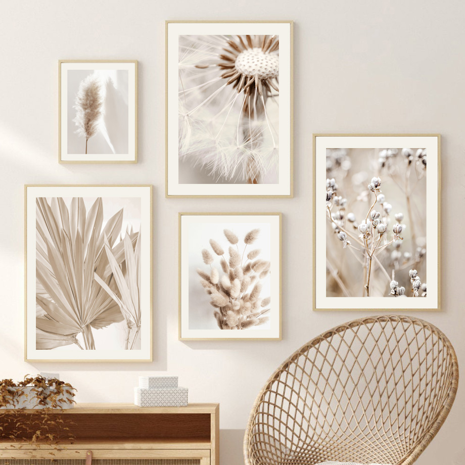 Póster de Lona Decorativo Boho - Palm Leaf Dried reseña y precio