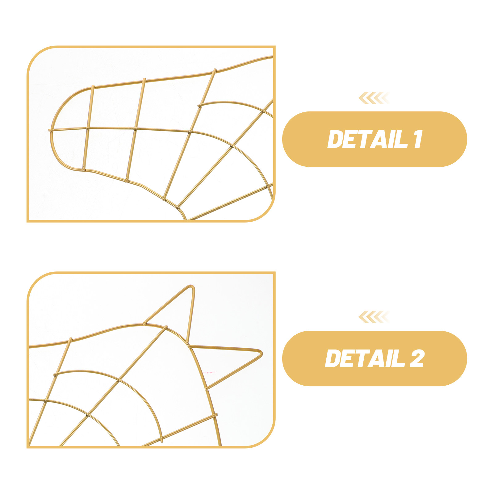 2 Piezas de Aros Metálicos Dor - Wreath Form Wire reseña y precio