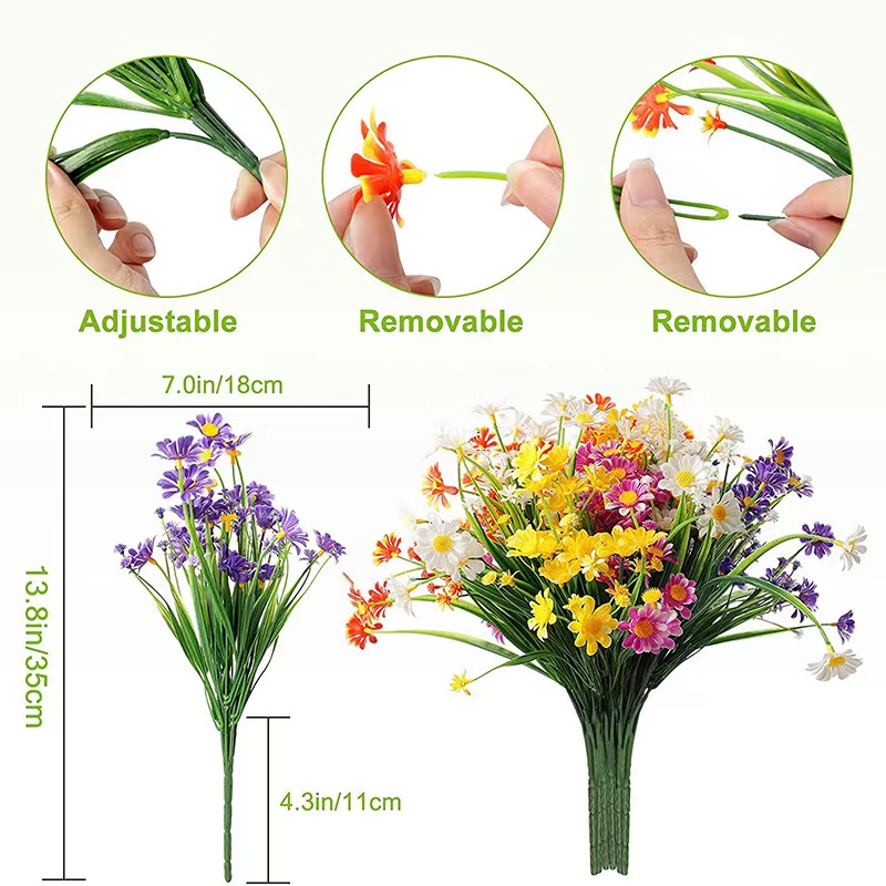Flores de margaritas artificia - Floral Foam Oasis reseña y precio